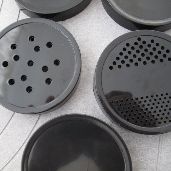 Magic Bullet Original set of 5 black replacement top lids for Magic Bullet - Picture 3 of 4